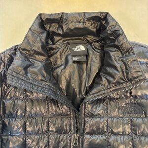 The North Face Shiny Black Quilted Jacket